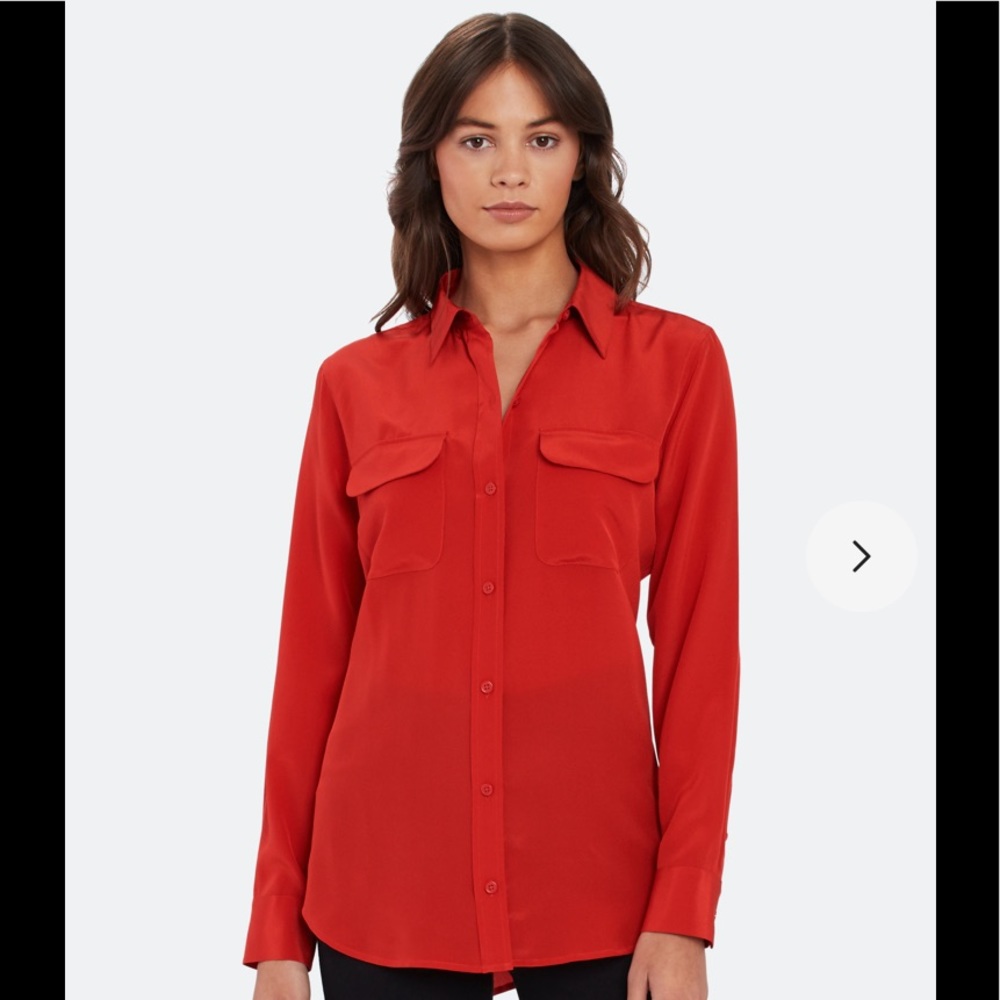 Equipment Silk Button Down XS NWOT
